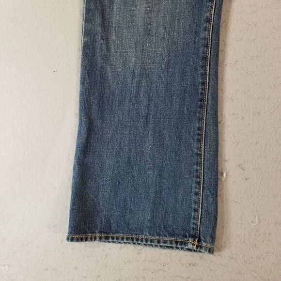 Old Navy Blue Bootcut Jeans for Men - Picture 5 of 11